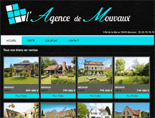 Tablet Screenshot of agence-mouvaux.com
